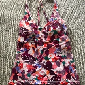 Athleta Swim Tankini Tank Top M Floral